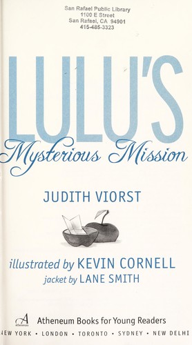 Cover of Lulu's Mysterious Mission